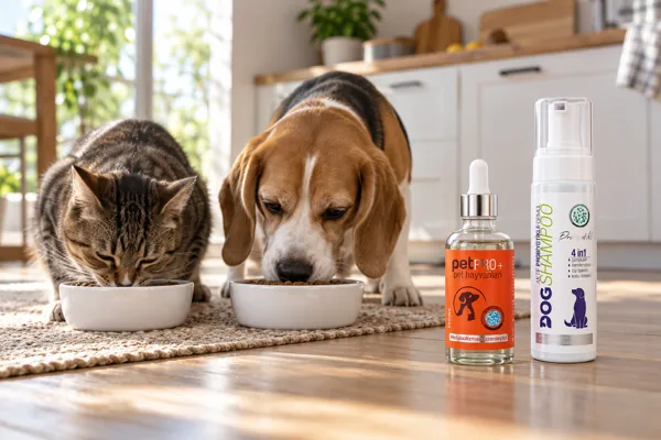 Kedi ve köpek — Vetorin